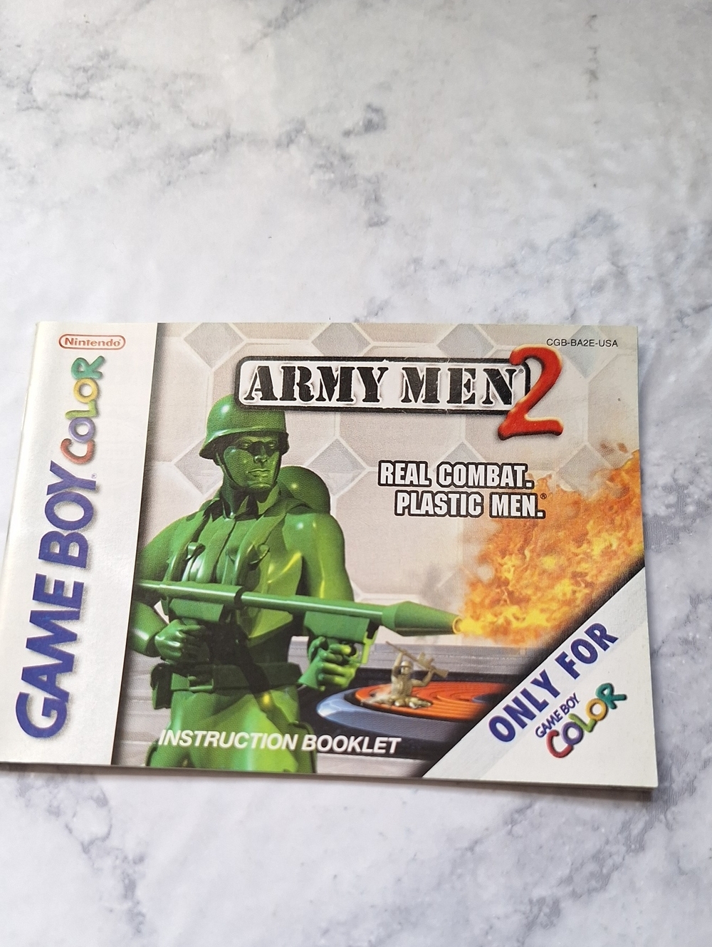 Army Men 2 Instruction Booklet - Game Boy Color